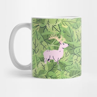 Deer in Leaves Mug